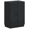 vidaXL Schuhschrank HOORN 59,5 x 39,5 x 87 cm Holzwerkstoff Schwarz