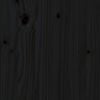 vidaXL Tagesbett Ausziehbar Schwarz 90x200 cm Massivholz Kiefer