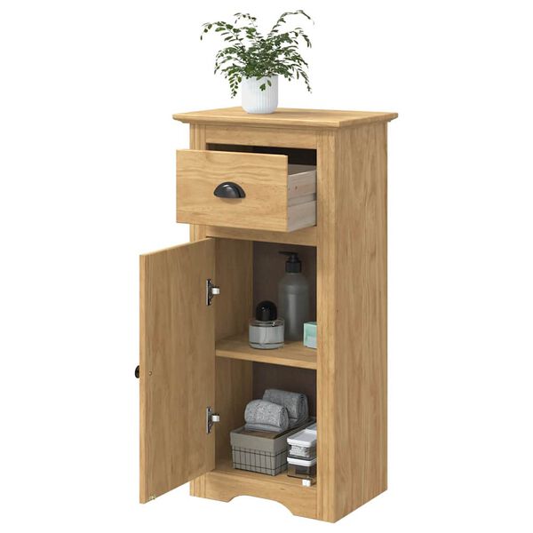 vidaXL Badezimmerschrank BODO Honigbraun 44 x 30 x 90 cm Holzwerkstoff