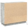 vidaXL LED-Sideboard Beton Grau 90 x 32 x 75 cm Holzwerkstoff