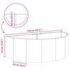 vidaXL Pflanzk&uuml;bel Rostig 120 x 60 x 35 cm Wetterfeststahl