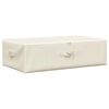 vidaXL Aufbewahrungsbox Stoff 70x40x18 cm Creme