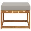 vidaXL Outdoor-Fu&szlig;hocker Massivholz Akazie Natur