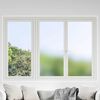 vidaXL Fensterfolie Statisch Matt Grau 90x500 cm PVC
