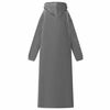 vidaXL Decken-Hoodie Dunkelgrau L Fleece und Flanell