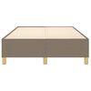vidaXL Boxspringbettgestell Taupe 120x200 cm Stoff