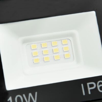 vidaXL LED-Fluter 2 Stk. 10W Kaltweiß