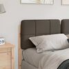 vidaXL Gepolstertes Kopfteil mit Kopfteil Braun und Taupe 140 cm