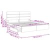 vidaXL Aufbewahrungsbett Graues Sonoma 180 x 200 cm Holzwerkstoff