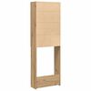 vidaXL Waschmaschinenschrank Artisan-Eiche 64x25,5x190 cm