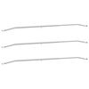 vidaXL Planehalterung f&uuml;r Anh&auml;nger 3 Silber 136-218 cm Aluminium