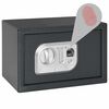 vidaXL Digitaler Tresor mit Fingerabdruck Dunkelgrau 31x20x20 cm