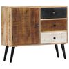vidaXL Sideboard 88&times;30&times;73 cm Mango-Massivholz