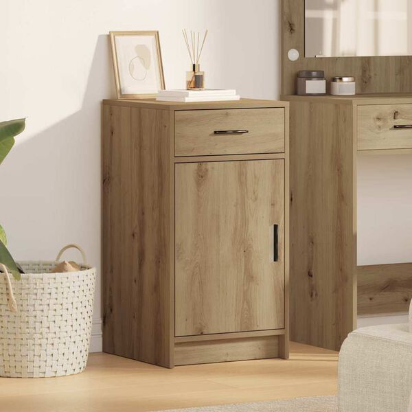 vidaXL Sideboard Artisan-Eiche 40 x 40,5 x 75 cm Holzwerkstoff