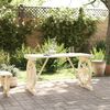 vidaXL Gartentisch 115x55x65 cm Massivholz Tanne