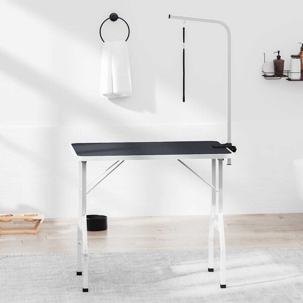 vidaXL Trimmtisch Schertisch mit Schlinge f&uuml;r Hunde Katzen Klappbar