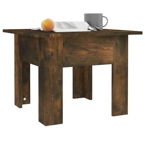 vidaXL Couchtisch R&auml;uchereiche 55x55x42 cm Holzwerkstoff