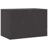 vidaXL TV-Schrank Schwarz 67x39x44 cm Stahl