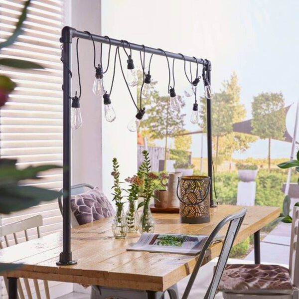 Luxform Garten-Partyleuchten-Set mit 10 LEDs Hawaii