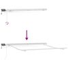 vidaXL Einziehbare Markise mit 350 x 250 cm Stoff