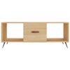 vidaXL Couchtisch Sonoma-Eiche 102x50x40 cm Holzwerkstoff