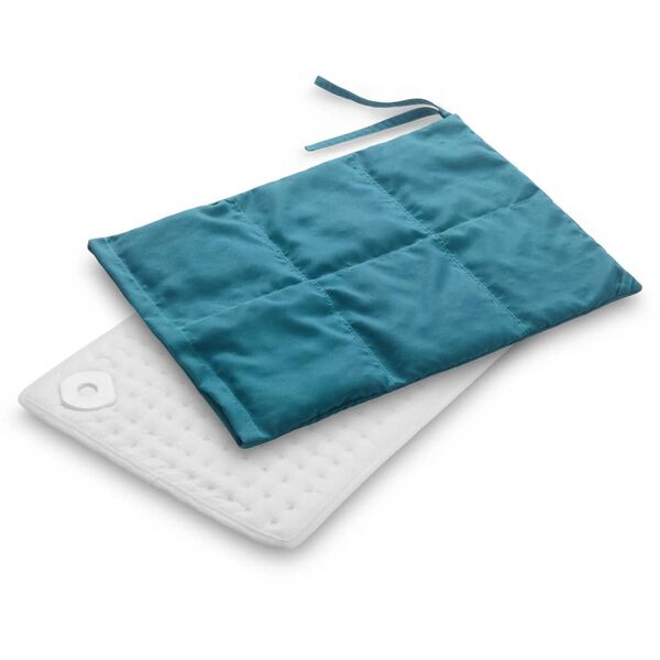 Medisana Elektrisches Kirschkern-W&auml;rmekissen HS 200 Wei&szlig; und Gr&uuml;n