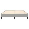 vidaXL Boxspringbettgestell Hellgrau 140x200 cm Stoff