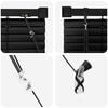 vidaXL Venetianer Jalousie Verstellbar Schwarz 213 x 70 cm PVC