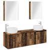 vidaXL Badezimmerschrank-Set 5 pcs Altholz Holzwerkstoff
