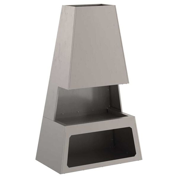 vidaXL Feuerstelle Braun 60 x 35 x 100 cm Stahl