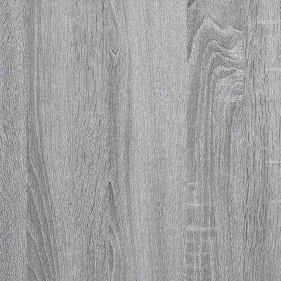 vidaXL Bettgestell Grau Sonoma 150x200 cm Holzwerkstoff