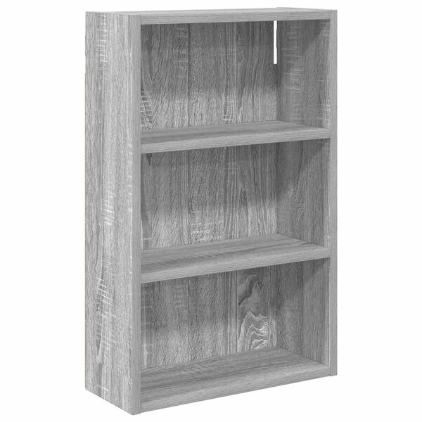 vidaXL Badezimmer-Wandschrank Graues Sonoma 40 x 16 x 62,5 cm