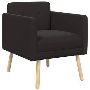 vidaXL Akzentstuhl Schwarz Samt