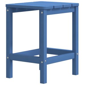 vidaXL Adirondack-Gartentisch Meeresblau 38x38x46 cm HDPE