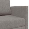 vidaXL Schlafsofa 110cm Taupe Stoff