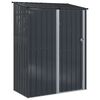 vidaXL Gartenh&uuml;tten Anthrazit 153,5 x 86 x 200 cm Metall