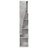 vidaXL Eckschrank Beton Grau 27,5x27x140cm Holzwerkstoff