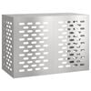 vidaXL Klimaanlagenabdeckung Silber 100 x 50 x 70 cm Edelstahl