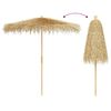 vidaXL Bambus-Sonnenschirm mit Bananenblatt-Dach 270 cm