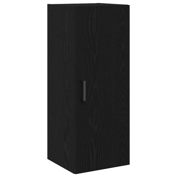 vidaXL Wandschrank Schwarze Eiche 34,5 x 34 x 90 cm Holzwerkstoff
