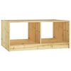 vidaXL Couchtisch 75x50x33,5 cm Massivholz Tanne