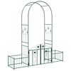 vidaXL Gartenbogen Gr&uuml;n 203 x 50 x 218 cm Stahl