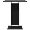 vidaXL Bistrotisch Schwarze Eiche 60x60x75 cm Holzwerkstoff