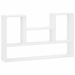 vidaXL Wandregal Wei&szlig; 100 x 17 x 60 cm Holzwerkstoff