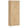 vidaXL Highboard Sonoma-Eiche 69,5x34x180 cm Holzwerkstoff