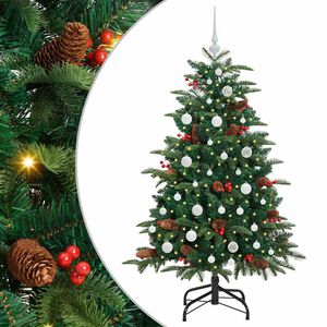 vidaXL K&uuml;nstlicher Weihnachtsbaum mit 150 LEDs mit St&auml;nder Gr&uuml;n 150 cm