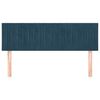 vidaXL Kopfteile Dunkelblau 144x5x78/88 cm Samt