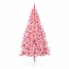 vidaXL K&uuml;nstlicher vorbeleuchteter Weihnachtsbaum Rosa 240 cm PVC