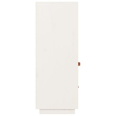 vidaXL Highboard Weiß 67x40x108,5 cm Massivholz Kiefer