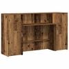 vidaXL Empfangstheke Altholz-Optik 180x50x103,5 cm Holzwerkstoff